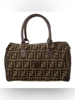 Fendi Zucca Boston Bag - Vintage with COA!